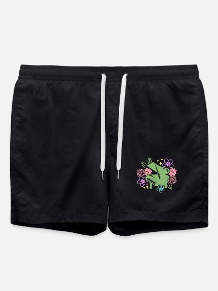 Klavierspieler Pianist - Badeshorts - Schwarz