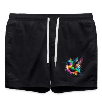 Colibri - Short de bain - noir - Devant - AI Model Male 185 light (185cm)