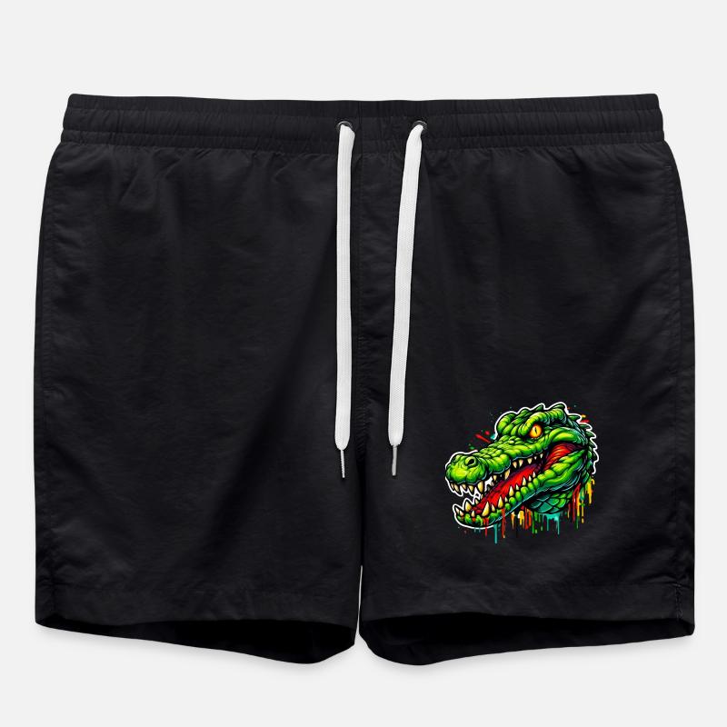 Crocodile - Short de bain - noir