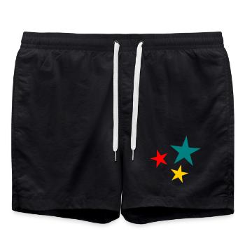 ETOILE. NOËL. JOYEUX NOËL. MERRY CHRISTMAS - Short de bain - noir - Devant - AI Model Male 185 light (185cm)