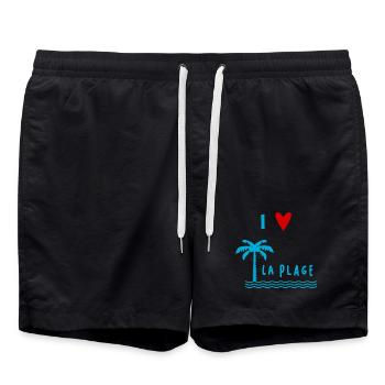 RETRAITE. RETRAITE. RETRAITEE. BONNE RETRAITE - Short de bain - noir - Devant - AI Model Male 185 light (185cm)
