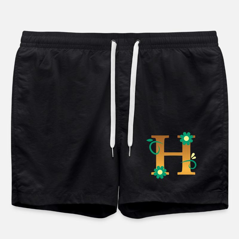 H - Short de bain - noir