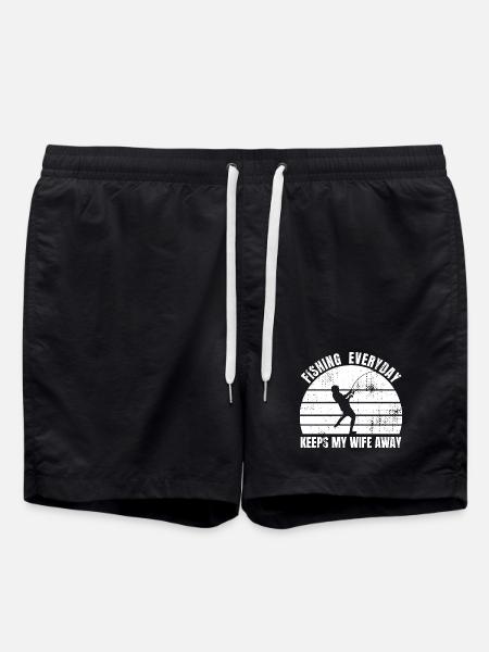 Angler Joke - Swim Trunks - black