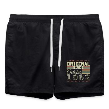 Legendary since October 1962 | October 1962 - Swim Trunks - black - Front - AI Model Male 185 light (185cm)