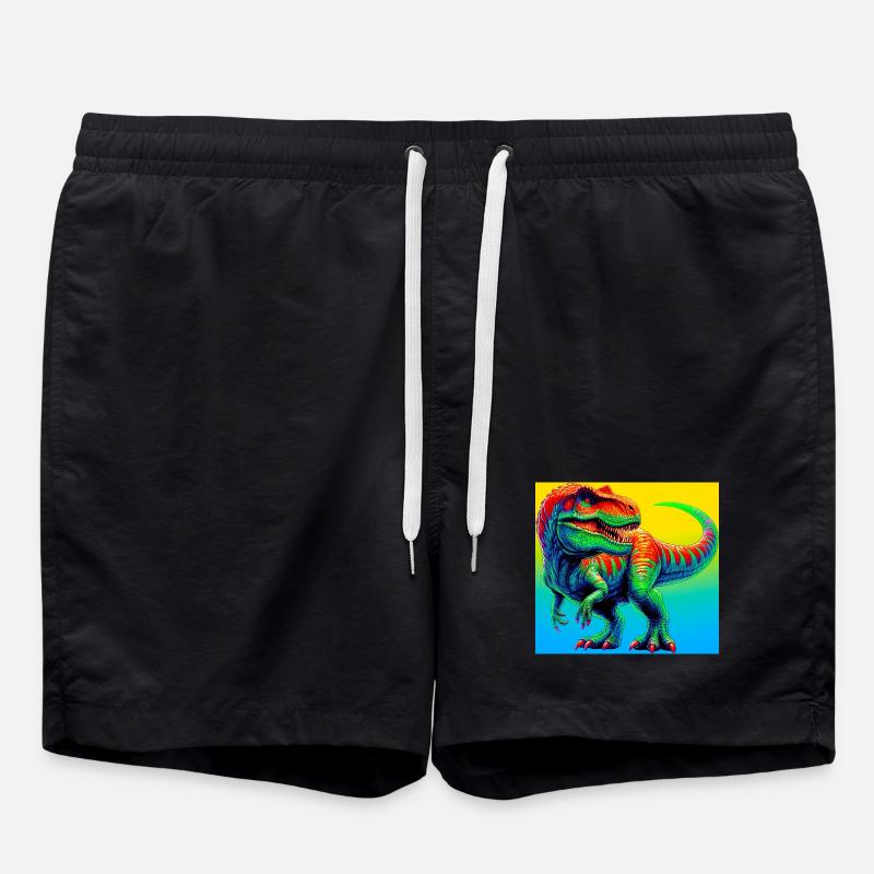 dinosaur - Swim Trunks - black