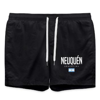 Neuquén Argentinien Argentinier - Badeshorts - Schwarz - Vorne - AI Model Male 185 light (185cm)