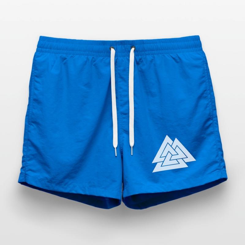 Geometric triangular nesting Swim Trunks
