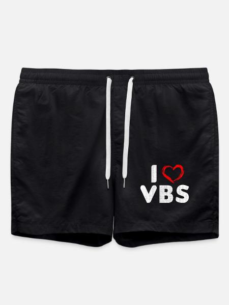 Ferienbibelschule Christliches Design VBS Teach - Badeshorts - Schwarz