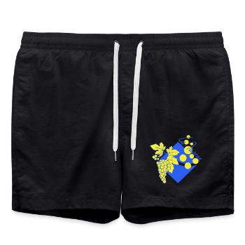 Logo revisité la Marne - Short de bain - noir - Devant - AI Model Male 185 light (185cm)