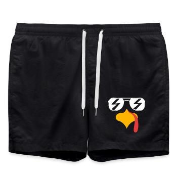 Papa Grand-père Grand-père Thanksgiving Père - Short de bain - noir - Devant - AI Model Male 185 light (185cm)