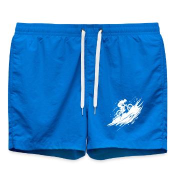 Energischer Mountainbike-Kunst-Radfahrer - Badeshorts - Cobalt blue - Vorne