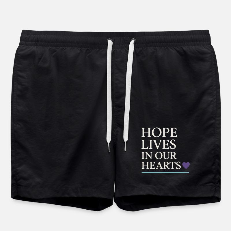 Suicide Loss Remembrance Walk Suicide - Swim Trunks - black