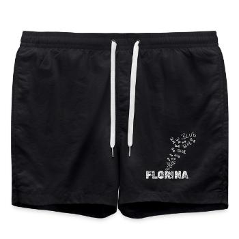 Pêcheur Florina - Short de bain - noir - Devant - AI Model Male 185 light (185cm)