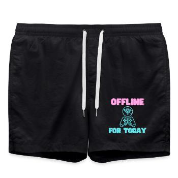 Hors ligne pour aujourd’hui Joueur Néon - Short de bain - noir - Devant - AI Model Male 185 light (185cm)