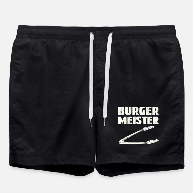 Burger Meister - Badeshorts - Schwarz