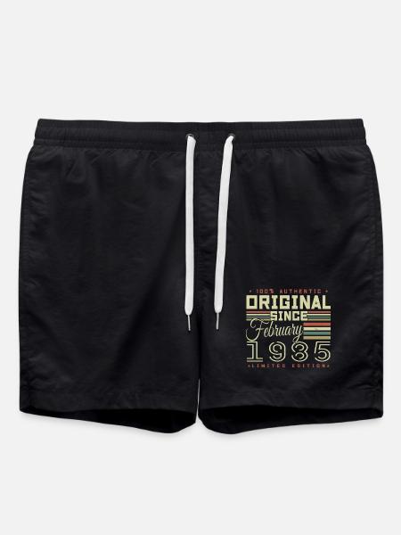 Awesome since February 1985 - Swim Trunks - black