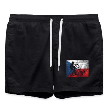 Cyclisme, Cyclball, Cyclisme en salle, République tchèque - Short de bain - noir - Devant - AI Model Male 185 light (185cm)