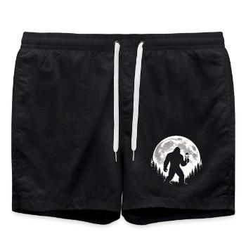 Bigfoot Eiscreme - Swim Trunks - black - Front - AI Model Male 185 light (185cm)