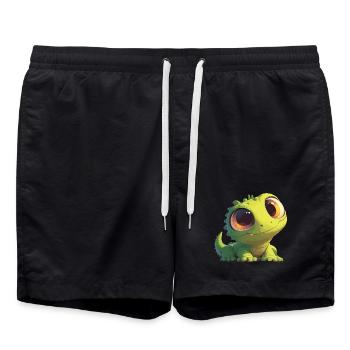 Lizards Lizard - Swim Trunks - black - Front - AI Model Male 185 light (185cm)