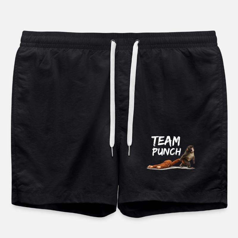 Maillot Singe Viral Team Punch - Short de bain - noir