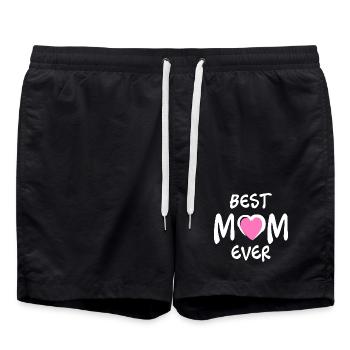 Bestes Mama-Shirt aller Zeiten – Geschenk für Mütter - Badeshorts - Schwarz - Vorne - AI Model Male 185 light (185cm)