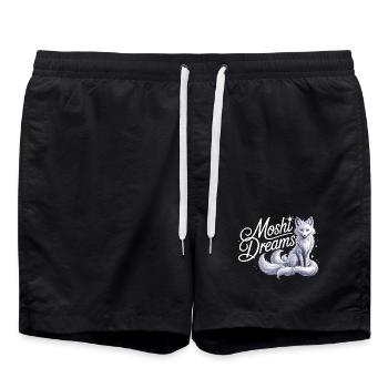Mystischer Fuchs Shirt Moshi Dreams - Badeshorts - Schwarz - Vorne - AI Model Male 185 light (185cm)
