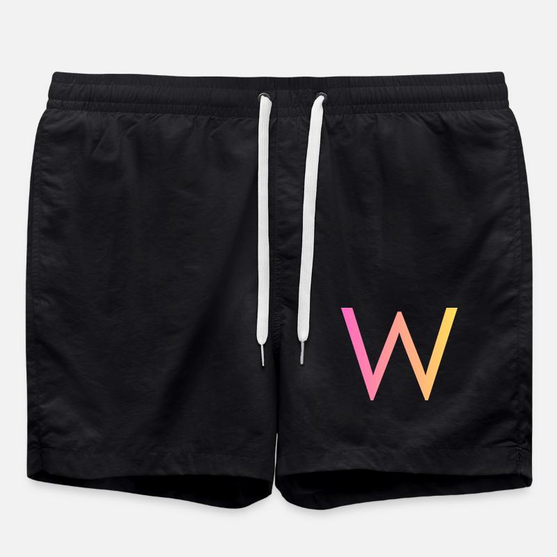 W - Short de bain - noir