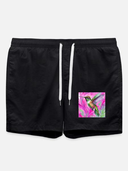 Kolibri - Badeshorts - Schwarz