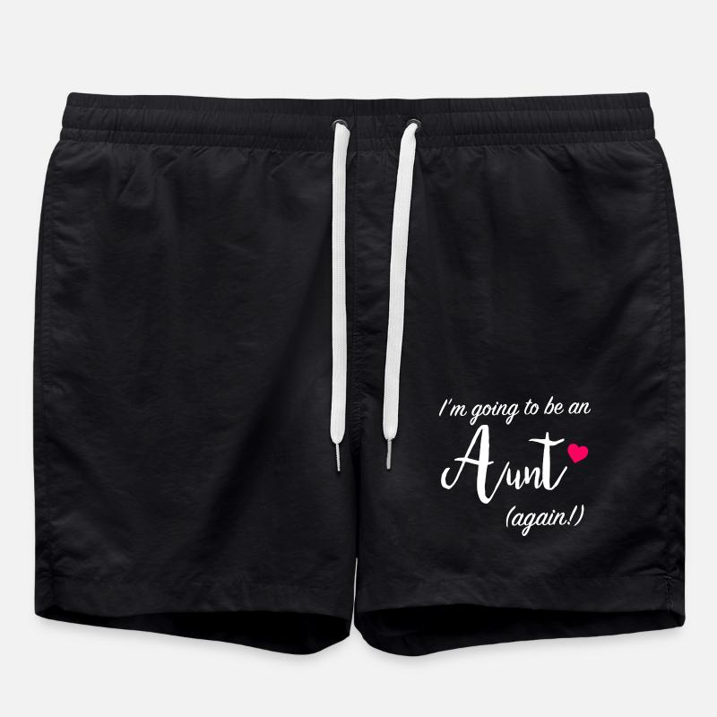 T-shirt d’annonce Tante Again - Short de bain - noir