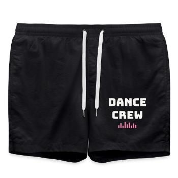 Dance Crew Dance Team Hip Hop Group Street Dance - Swim Trunks - black - Front - AI Model Male 185 light (185cm)