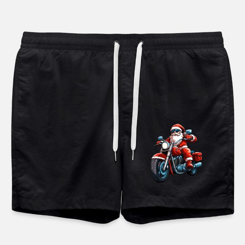 Motards Noël - Short de bain - noir