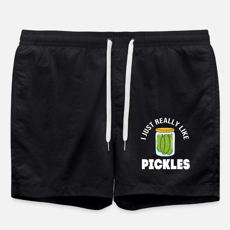 Pickle Cucumber Cucumber - Swim Trunks - black