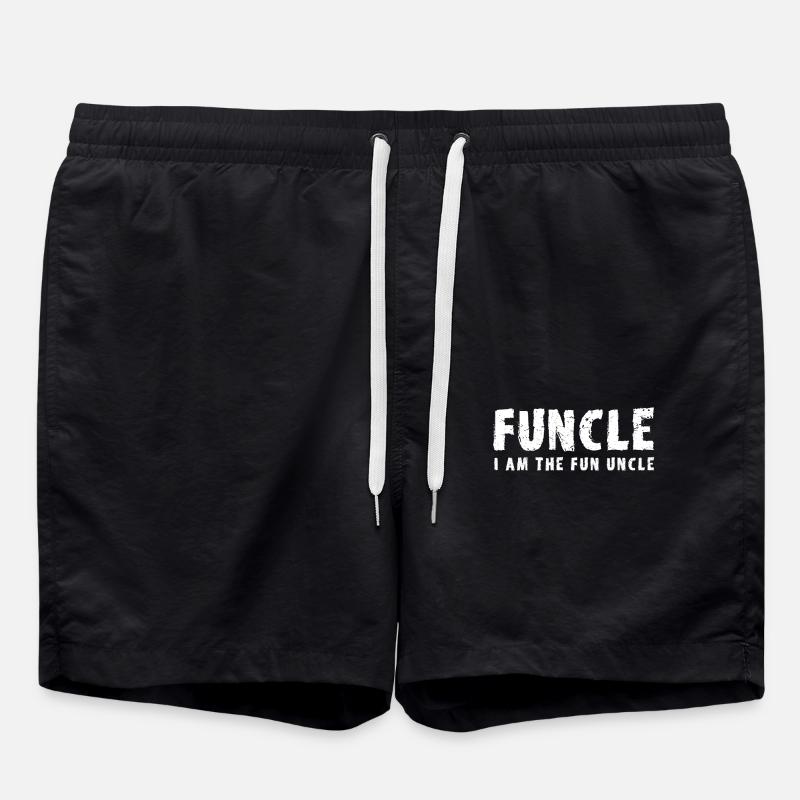 funcle oncle amusant - Short de bain - noir