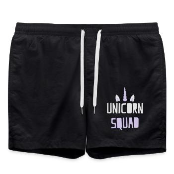 équipe de licorne - Short de bain - noir - Devant - AI Model Male 185 light (185cm)