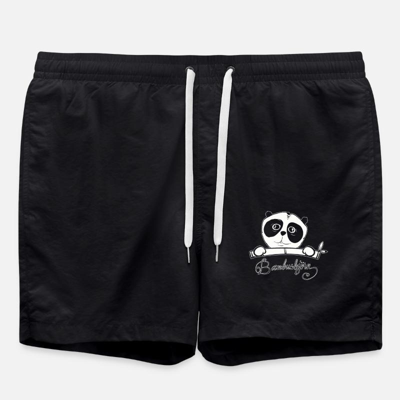 Chemise cadeaux oursons - Short de bain - noir