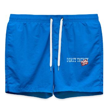 Dirty Thirty / 30e anniversaire / 30 / 30 / Trente - Short de bain - cobalt blue - Devant