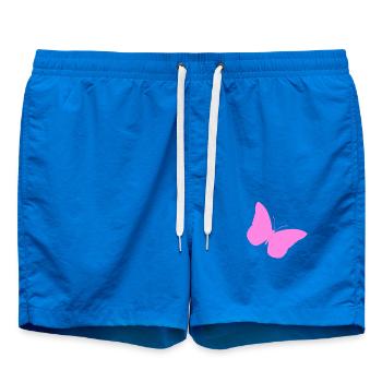 Schmetterling Papillon lila Butterfly - Badeshorts - Cobalt blue - Vorne