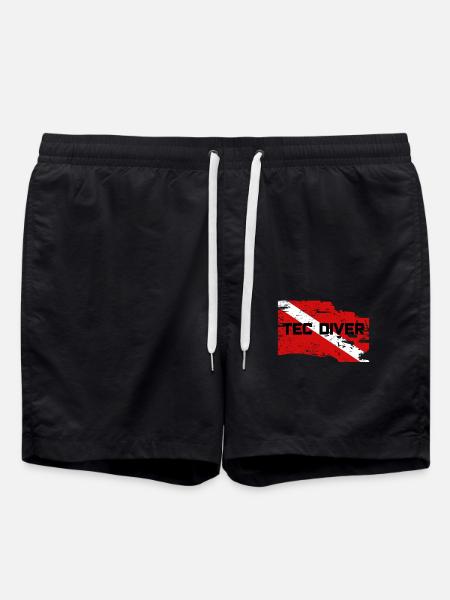 TEC DIVER - Swim Trunks - black