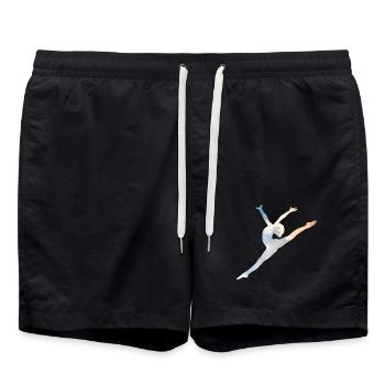Ballet saut - Short de bain - noir - Devant - AI Model Male 185 light (185cm)