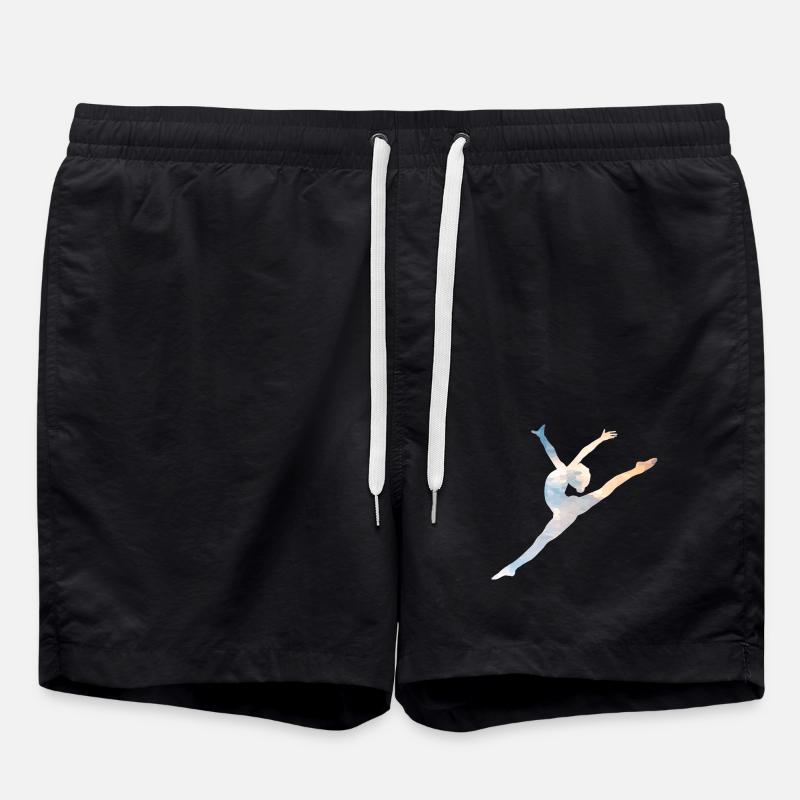 Ballet Jump - Swim Trunks - black