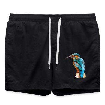 Oiseau de glace - Short de bain - noir - Devant - AI Model Male 185 light (185cm)
