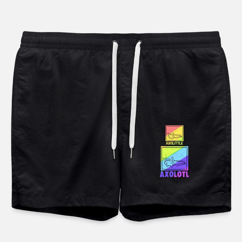 Axolotl - Badeshorts - Schwarz