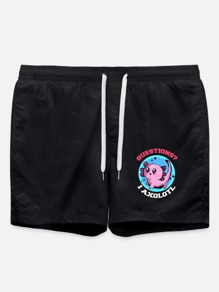 Axolotl - Badeshorts - Schwarz