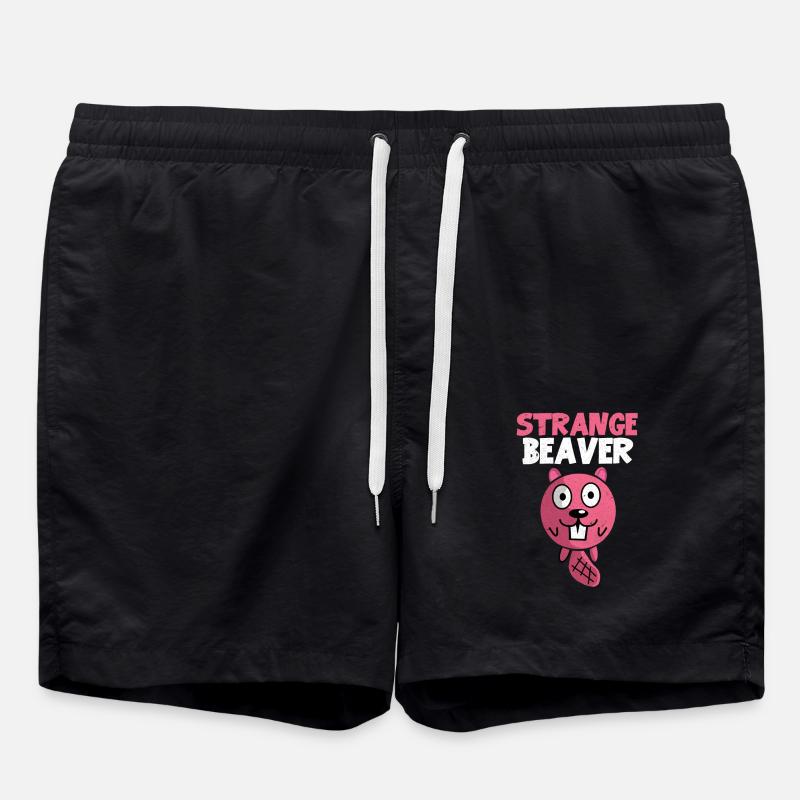 Beaver - Swim Trunks - black