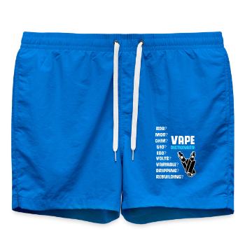 Vape - Swim Trunks - cobalt blue - Front