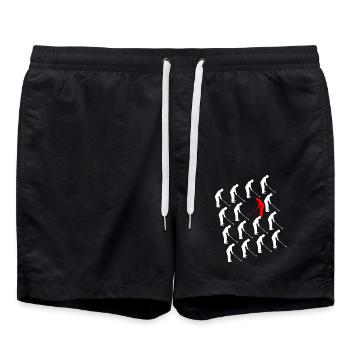 Golf cadeau de golf en s’envolant golf golf qu’il en soit autrement - Short de bain - noir - Devant - AI Model Male 185 light (185cm)
