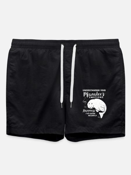 Manatee - Swim Trunks - black