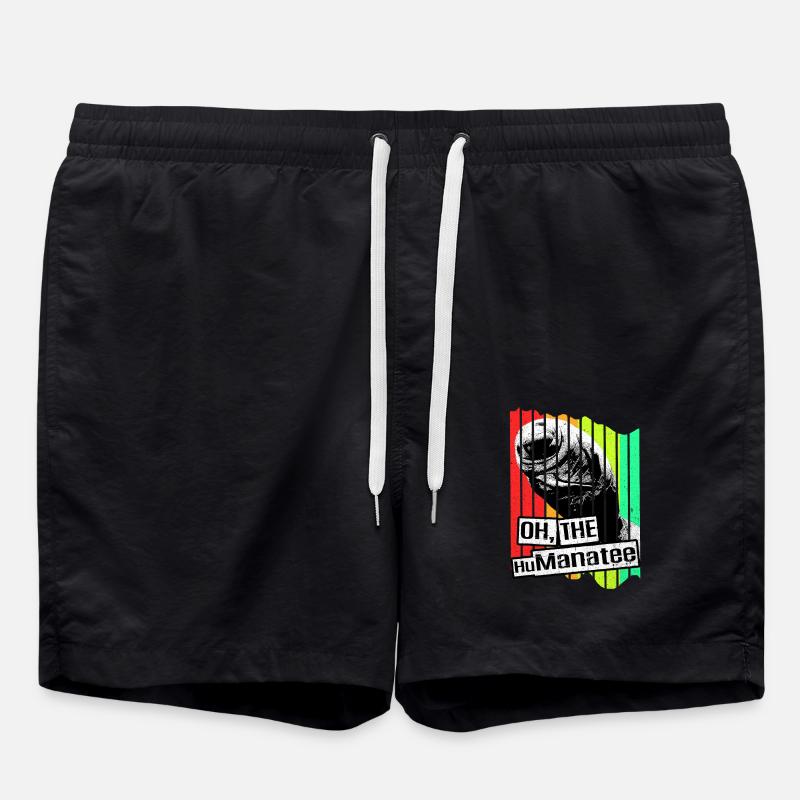Manatee - Swim Trunks - black