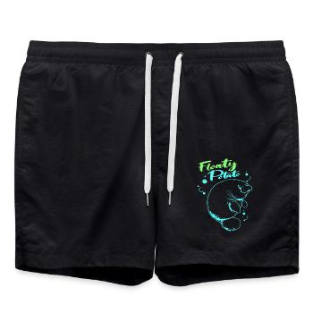 Manatee - Swim Trunks - black - Front - AI Model Male 185 light (185cm)