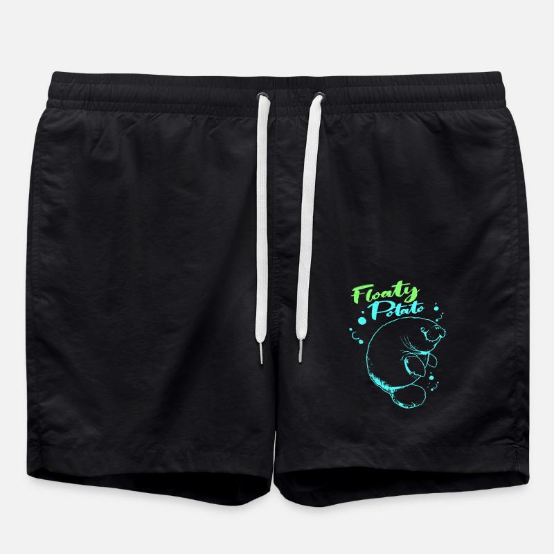 Manatee - Swim Trunks - black